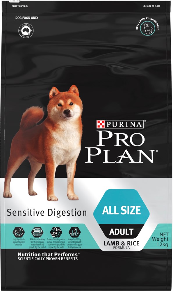 NEW Pro Plan Sensitive Digestion All Sizes Adult 12kg (12413426)