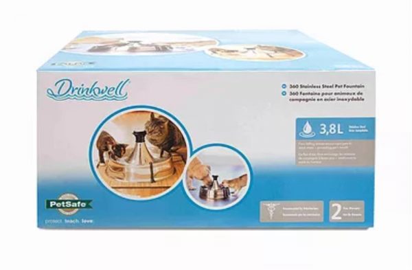 Drinkwell 360 Stainless Steel Pet Fountain (D360AA-AU-17) - Image 2