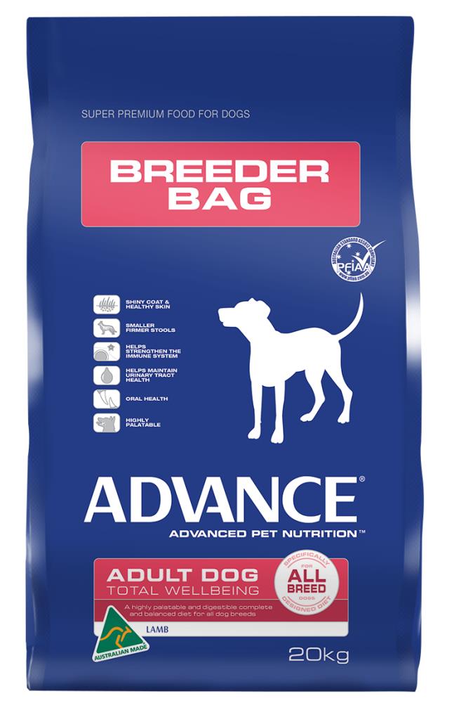 Advance Breeder Bag Dog Lamb Rice Adult 20kg 283200